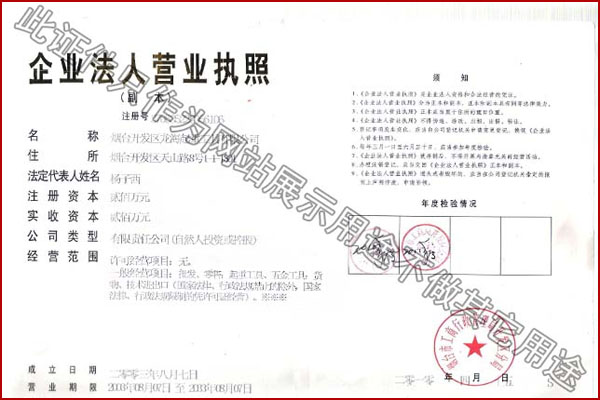 龍海起重成套設備搬運工具營業執照